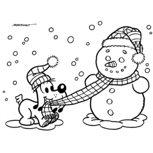 Bidu e o Boneco de Neve Divertido