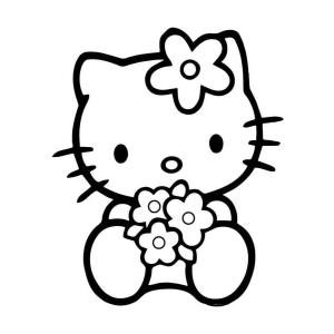 Flores e Encanto com Hello Kitty