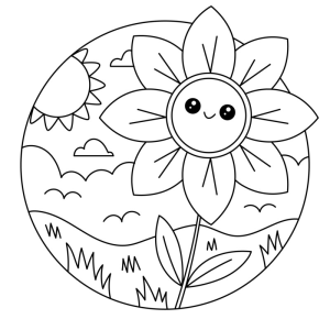 Flores Sorridentes ao Sol