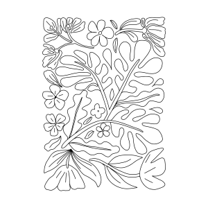 Folhagem Encantada: Um Jardim para Colorir
