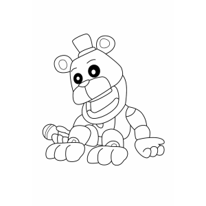 Freddy Encantador para Colorir
