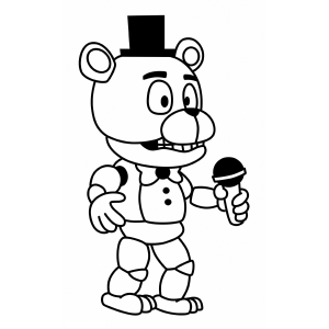 Freddy Fazbear Pronto para o Show