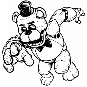 Freddy Fazbear em Ação: Hora de Colorir!