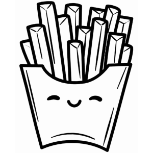 Fritas Kawaii Cheias de Alegria