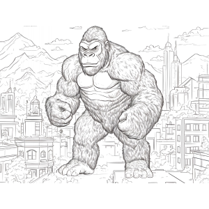 A Fúria de King Kong na Cidade
