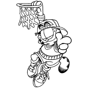 Garfield Estrela do Basquete