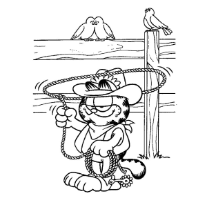 Garfield, o Cowboy das Aventuras!