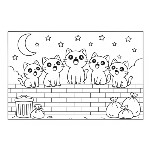 Gatinhos Serenata sob as Estrelas