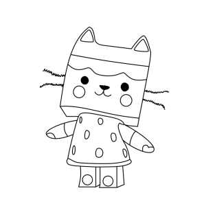 Gato Criativo Pronto para Colorir