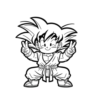 Goku Criança: Energia e Aventura