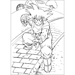 Goku em Ação: Prepare-se para a Batalha!
