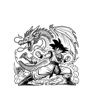 Goku e Shenlong: Energia e Poder!