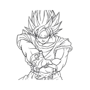 Goku Super Saiyajin em Ação