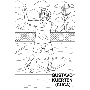 Guga Triunfante nas Quadras!