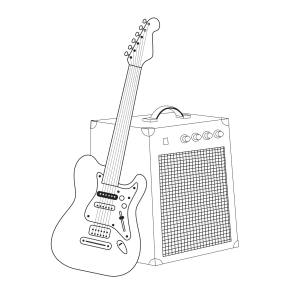 Colorindo a Harmonia: Guitarra com Amplificador