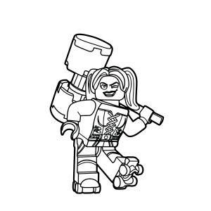 Aventure-se com Harley Quinn em Lego