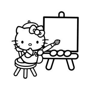 Hello Kitty Artista: Crie Sua Obra-prima