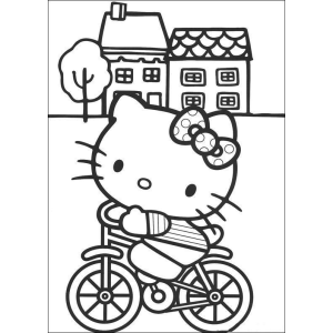 Aventure-se com Hello Kitty de Bicicleta!