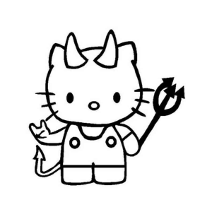 Hello Kitty Diabinha Encantada