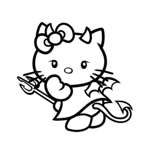 Hello Kitty Diabinho Encantador