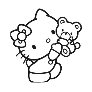 Hello Kitty e Seu Adorável Ursinho