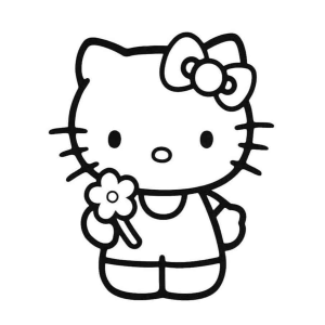 Hello Kitty com Flor Encantada