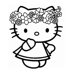Hello Kitty em Harmonia Floral