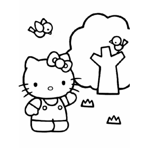 Hello Kitty no Jardim Encantado