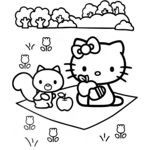 Hello Kitty e Amiguinho no Piquenique Encantado