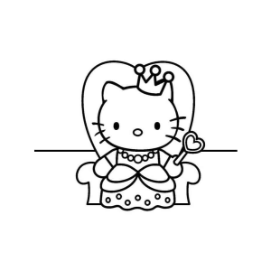Hello Kitty Rainha Encantada