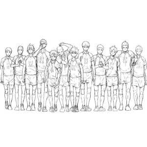 Os Heróis de Karasuno em Formação