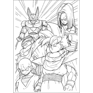 Heróis e Vilões de Dragon Ball Z Prontos para a Batalha