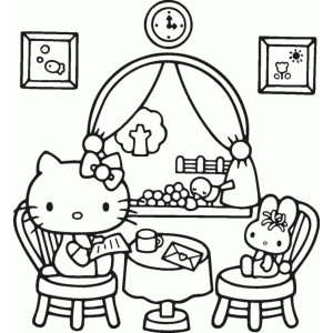 Hora do Chá com Hello Kitty e Amiga