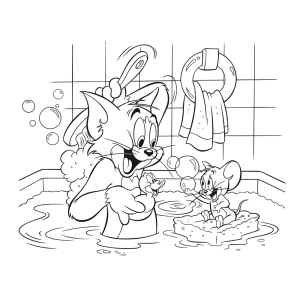 Hora do Banho com Tom e Jerry