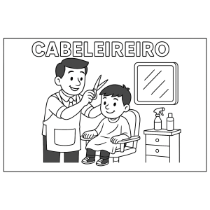 Hora do Corte: Divertida Aventura no Salão