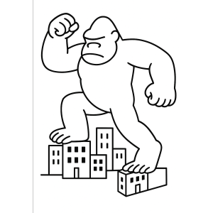A Ira de King Kong na Cidade
