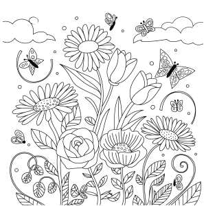 Um Jardim de Borboletas Encantadas