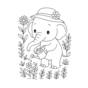 Um Jardim com o Elefantinho Aventureiro