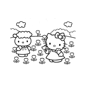 Jardim Encantado com Hello Kitty