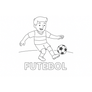 Jogador de Futebol em Ação