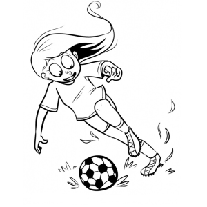 A Jogo e Alegria: Menina no Futebol