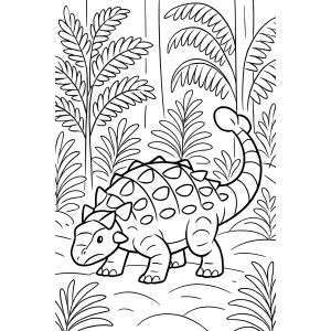 Jornada Colorida com o Dinossauro Espinhudo