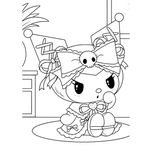 Explorando o Carisma de Kuromi em Trajes Elegantes