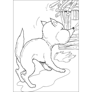 O Lobo Soprando a Casinha