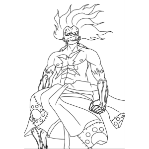 Luffy em Sua Imponente Transformação