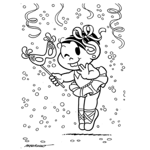 Mônica em Fantasia de Carnaval