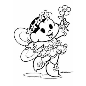 Magali em Fantasia de Primavera