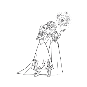 Magia Congelante com Elsa e Anna
