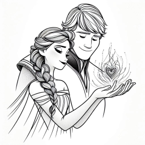 Magia Congelante de Elsa e Kristoff