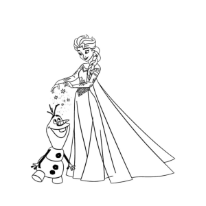 A Magia Congelante: Elsa e Olaf em Ação